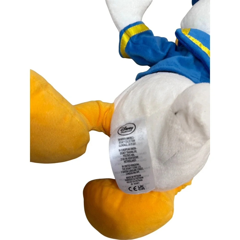 Disney‎ Donald Duck Plush Beanbag Doll Blue Sailor Outfit Collectible